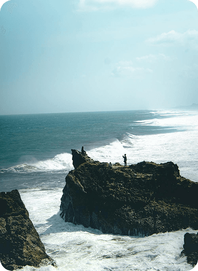 Paradise Destination coastal cliff view