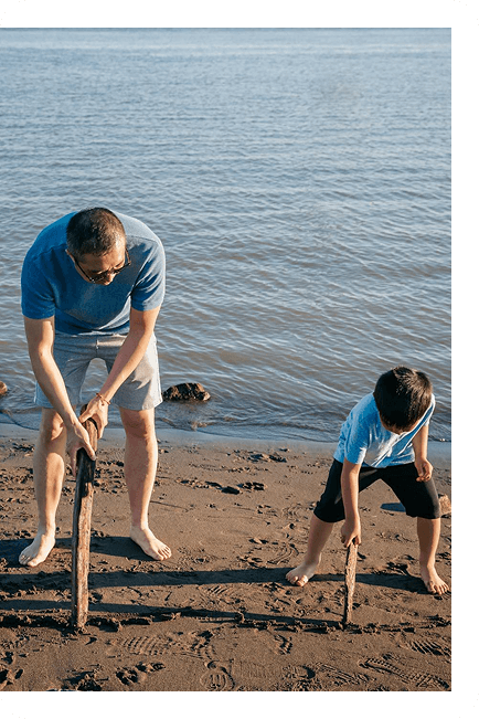 Paradise Destination family beach vacation