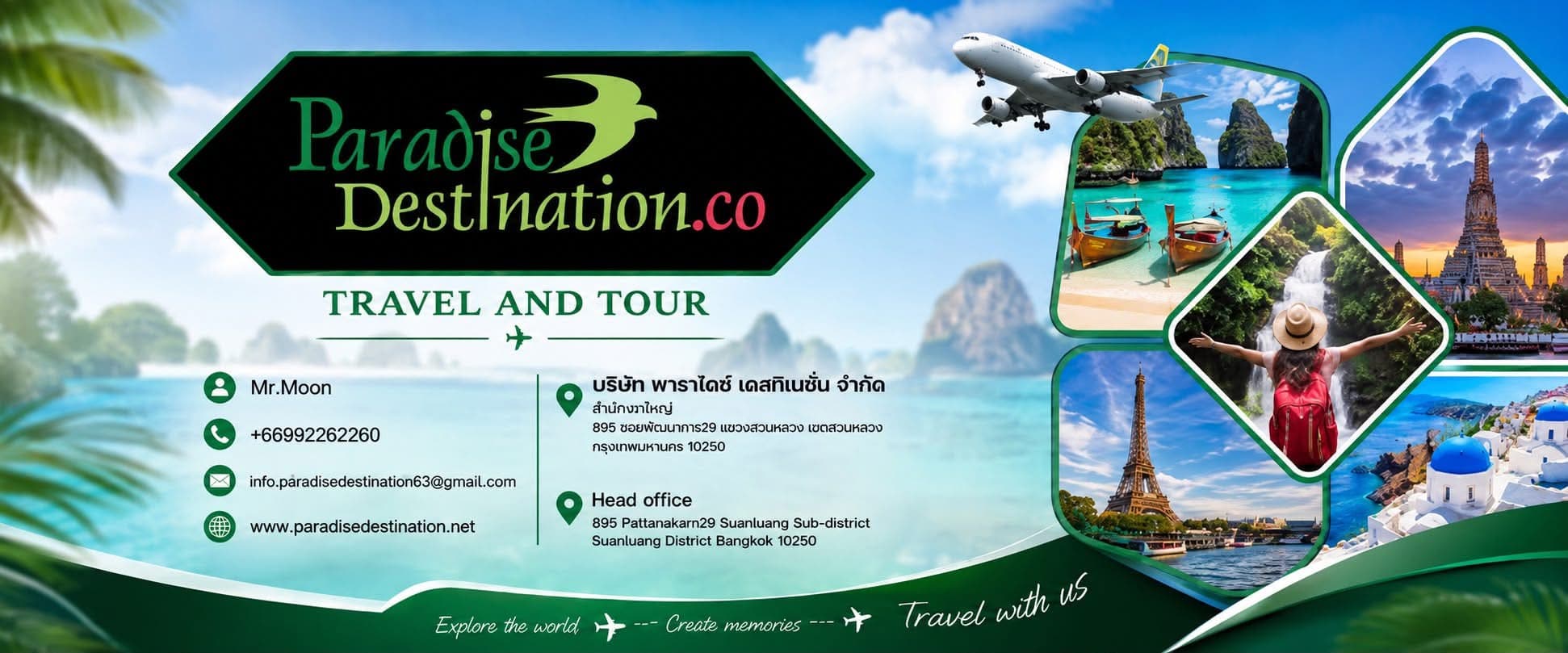 B2B Paradise Destination Travel Tour Bangkok