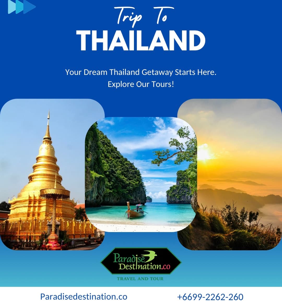 Thailand Tour Packages & Travel Agency | Paradise Destination