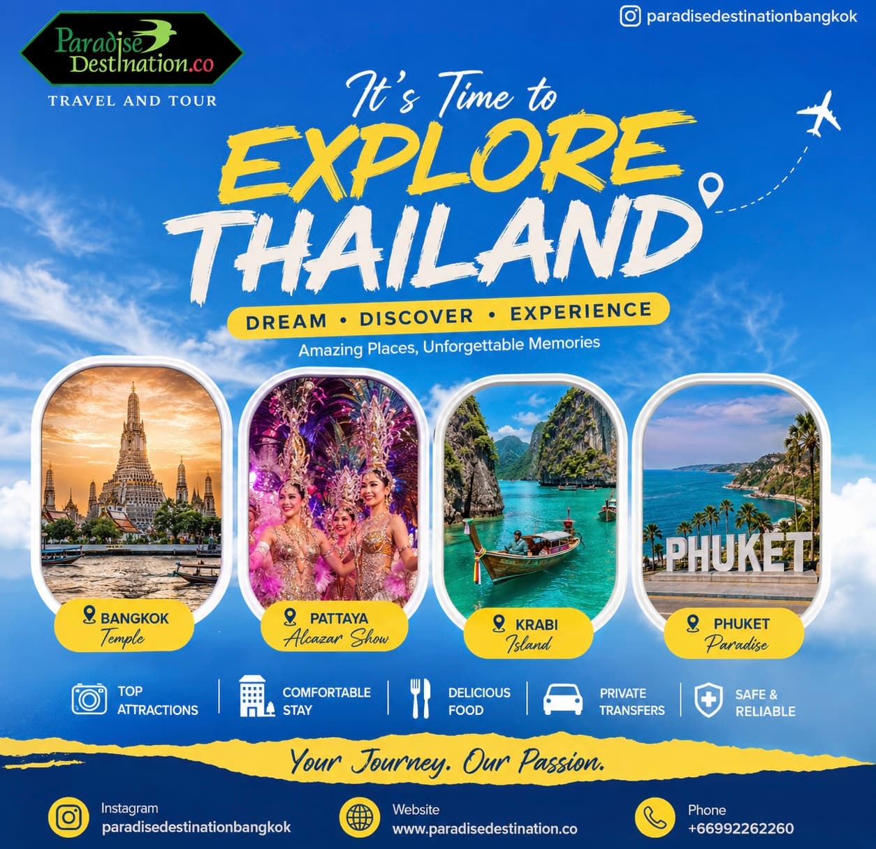 Your Journey Our Passion | Paradise Destinations Bangkok