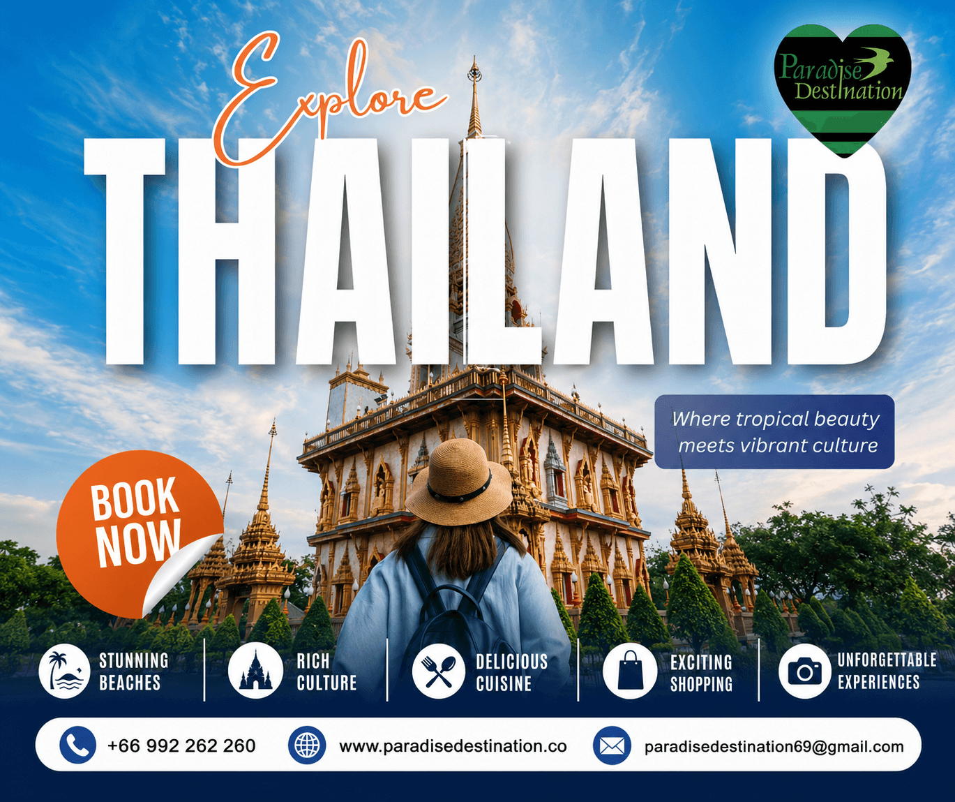 🇹🇭 Explore Thailand with Paradise Destination Bangkok